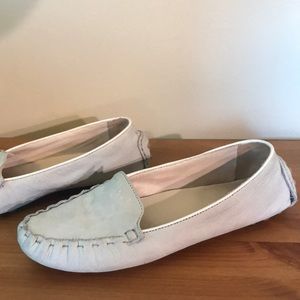 Suede Leather Driving Loafers